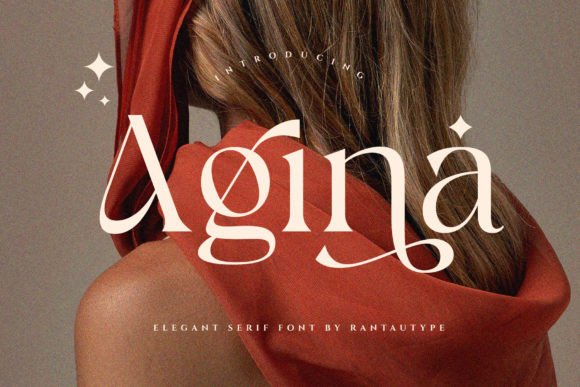 Agina Font: Where Feminine Elegance Meets Modern Design