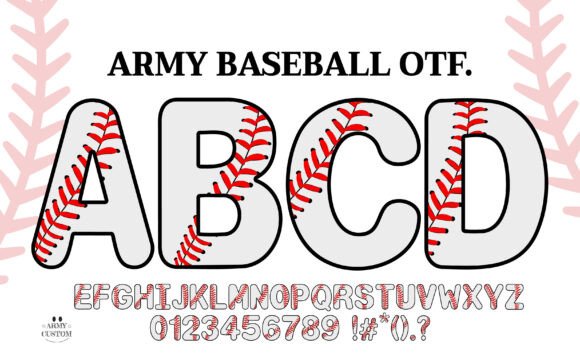 Army Baseball Font: A Practical Look at the Stitched Typeface for Sports Design