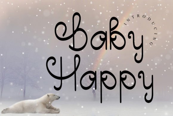 Baby Happy Font: Elevating Designs with Handmade Elegance