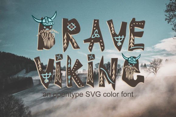 Brave Viking Font: A Modern Display for Bold Creators