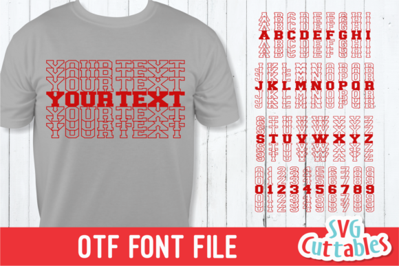Command Attention with the JP Sport Stacked Font