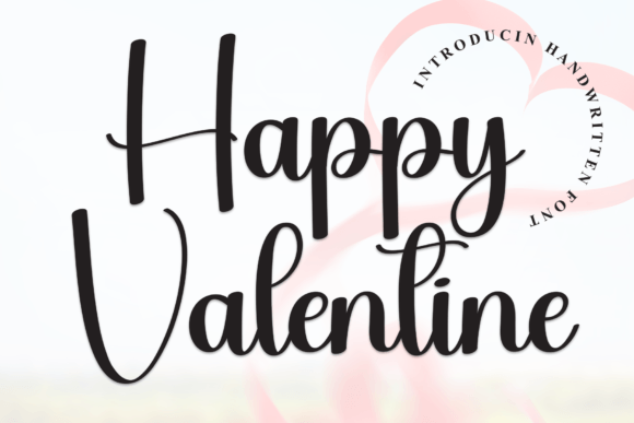 Discover the Elegance of the Happy Valentine Font