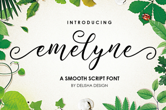 Emelyne Script Font: A Modern Calligraphy for Timeless Designs