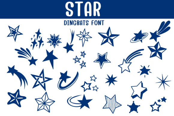 Enchant Your Designs: The Celestial Appeal of Star Font