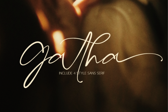 Gatha Duo Font: The Script and Sans Serif Partnership