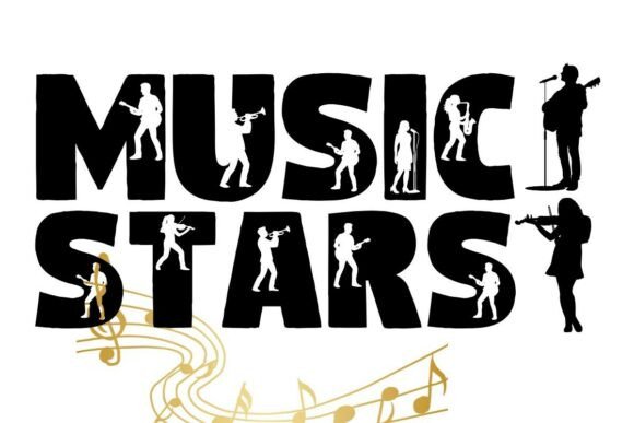 Music Stars Silhouettes Font: Bringing Rhythm to Your Design