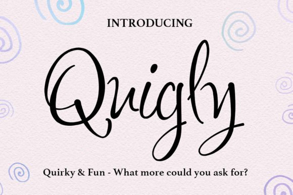 Quigley Font: A Quirky Bold Little Font to Add a Bit of Fun to Your Designs