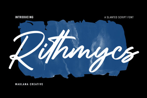 Rithmycs Script Font: A Modern Design Asset