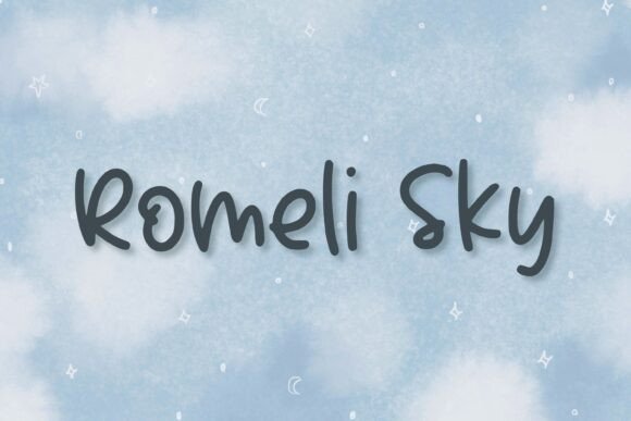 Romeli Sky: Capturing the Heart of Handwriting in Digital Design