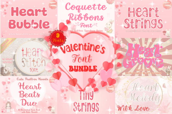 Streamline Your Design Workflow with the Ultimate Valentines Font Bundle